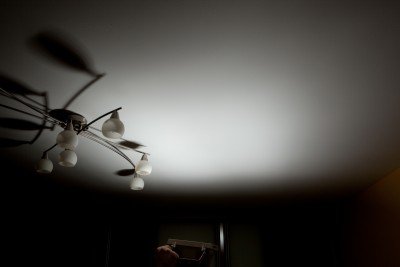 Работает 4 лампы в "прожекторе"