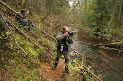 На реке Страча.