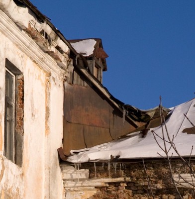 фрагмент крыши монастыря бернардинцев