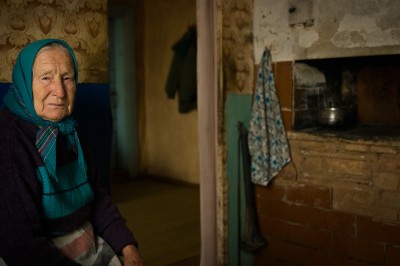 Осеннее вилейское настроение.<br />д. Сосенка, угловая хата.