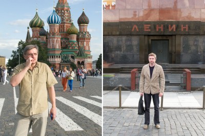 После выставки отметились где положено